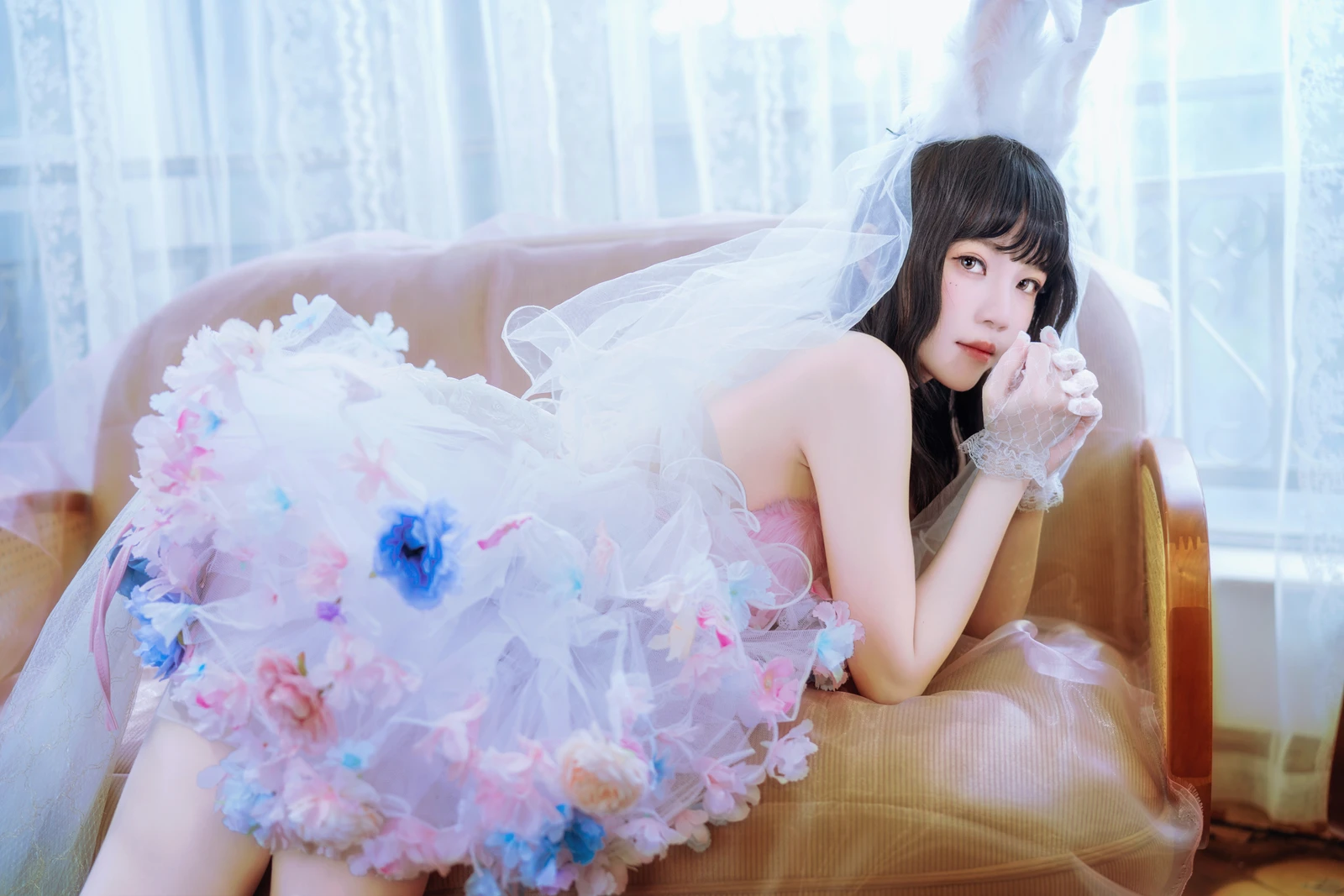 图片[3]-桜桃喵 花嫁兔 54P-COS世界